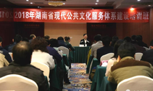 湖南举办全省现代公共文化服务体系建设培训班